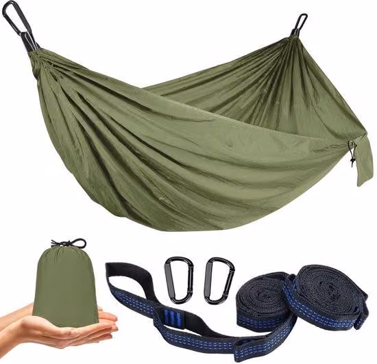 Leżak ogrodowy – lekki nylon – egzemplarz pojedynczy – 270 x 140 cm
