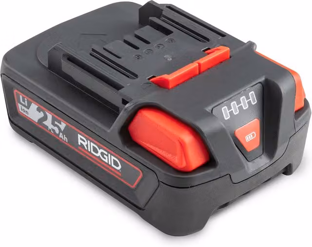 Akumulator Li-Ion Ridgid 18V 2,5Ah, kolor czarny
