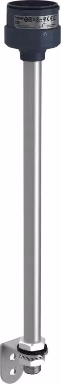 Płytka montażowa Schneider Electric na metalowym wsporniku, Harmony XVU, modułowa, 60 mm, czarna, wysokość 400 mm, 24 V ACDC, 110–240 V AC XVUZ400T