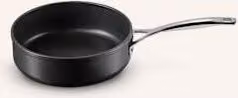 Patelnia Le Creuset non-stick srebrna i czarna z aluminium, średnica 24 cm