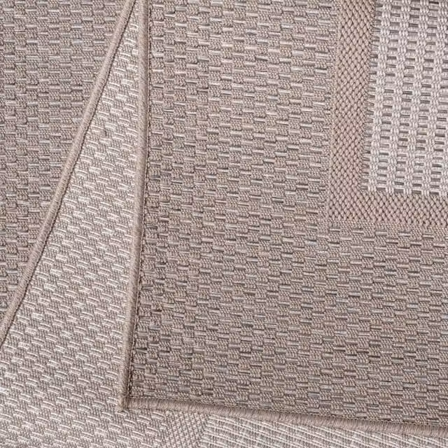 Dywan wewnętrzny i zewnętrzny Verona beżowy biały W x S: 80 x 250 cm