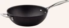 Patelnia typu wok Le Creuset aluminium z powłoką nieprzywierającą, kolor srebrny i czarny