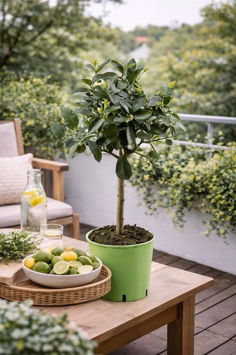 Drzewko limonkowe „Lima Verde” (limonka do caipiriny) 70–100 cm – aromatyczne owoce, roślina cytrusowa na balkon, taras i ogród zimowy