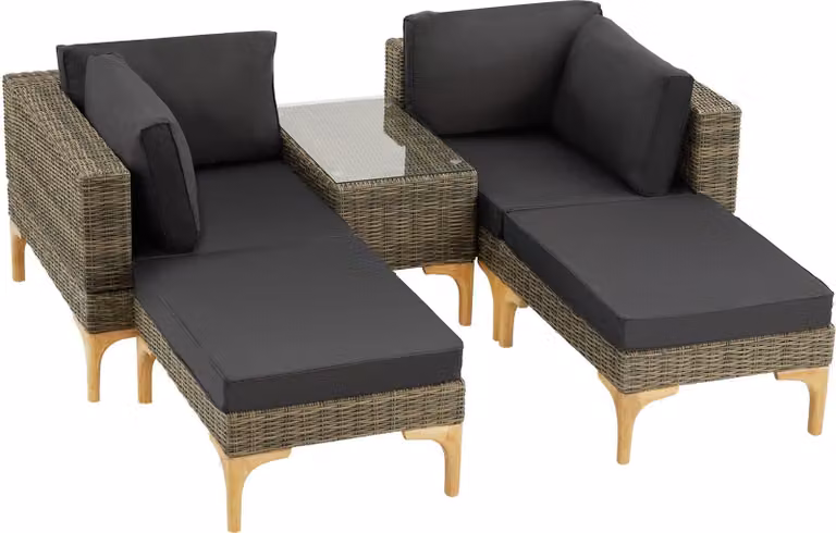 TecTake 404797, Lounge, Brązowy
