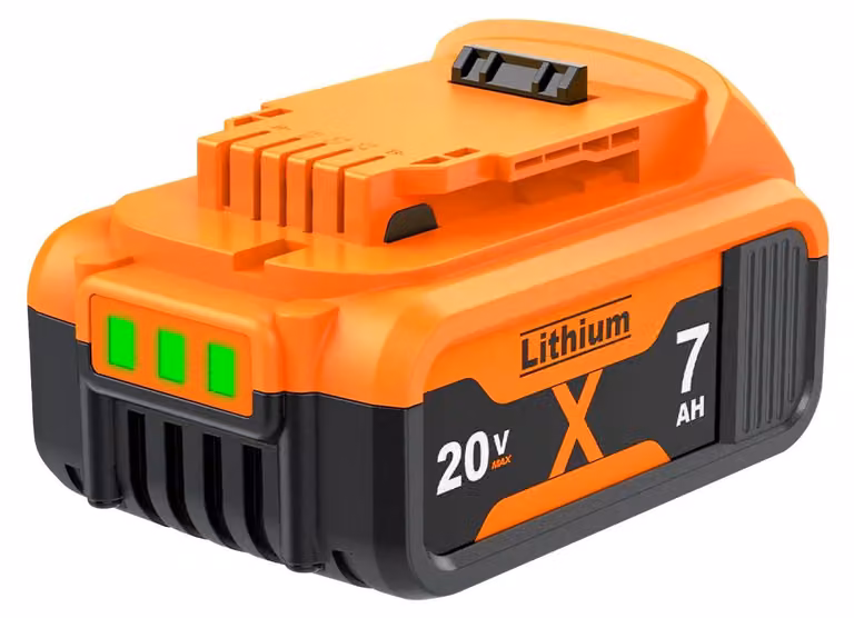 Akumulator do elektronarzędzi - akumulator zamienny DCB200 - 20V Li-Ion - pojemność 7000mAh - kompatybilny z modelami DCB205, DCB206, DCB606, DCB609 - kolor fioletowy