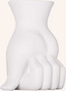 Biały wazon ceramiczny Jonathan Adler tabletop