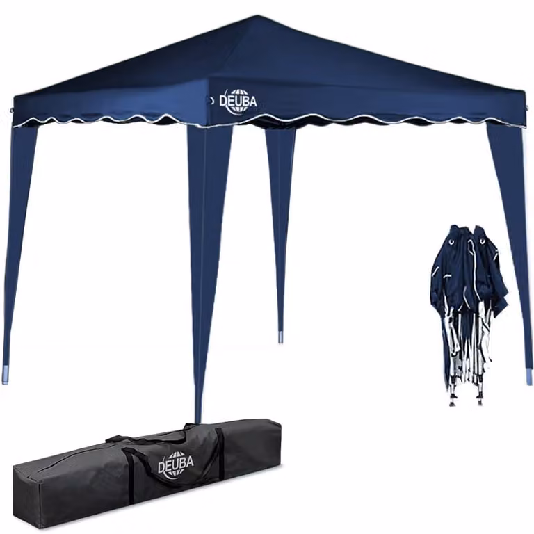 CASARIA Pawilon ogrodowy pop-up Capri niebieski z 4 ściankami bocznymi i ochroną UV 50+ W x S x G: 250 x 300 x 250 cm