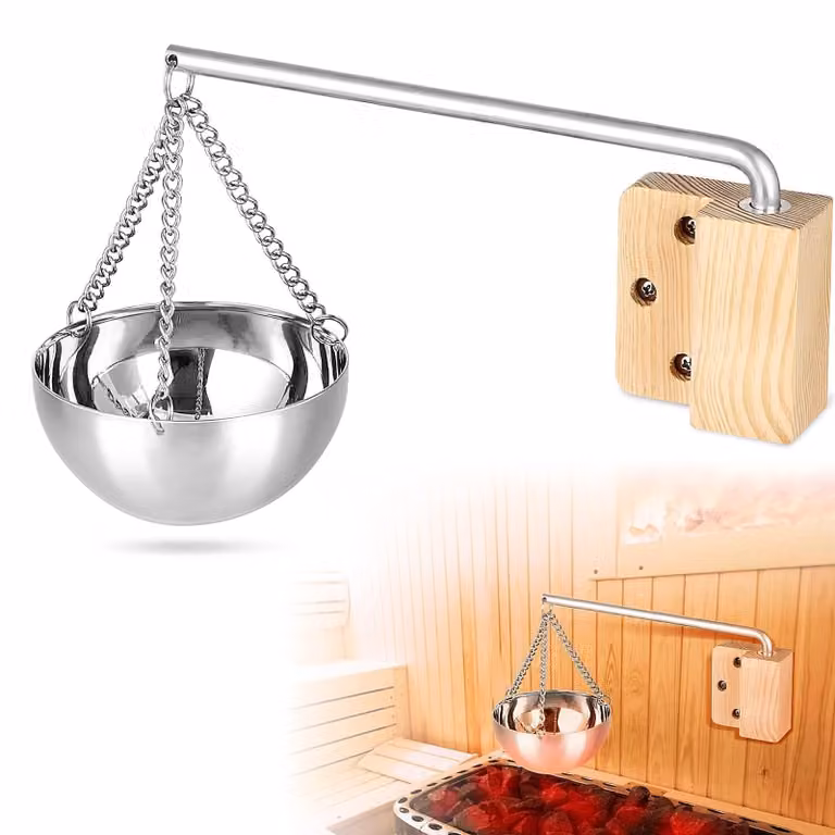 Pojemniki ze stali nierdzewnej do aromaterapii w saunie i spa