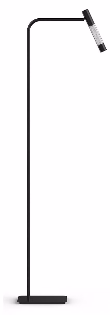 Lampa stojąca - czarny - Alisio - szkło metal - lampa designerska - LED - 4595ZW - Steinhauer