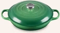 Brytfanna emaliowana Le Creuset Gourmet z żeliwa, kolor zielony, 28 cm