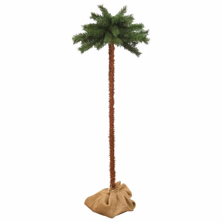 The Living Store Sztuczna palma z diodami LED 150 cm