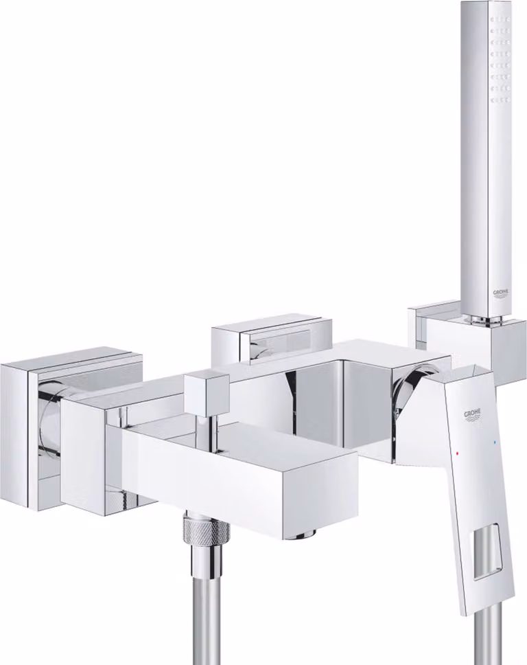 GROHE Eurocube, Wanna/prysznic, Uchwyt, Metal, 1/2", Chrom