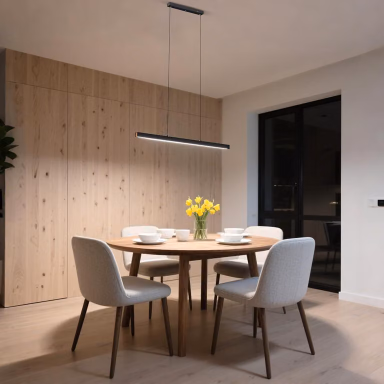 JOIEYOU 120cm lampy wiszące LED 48W ciepły biały Nowoczesne lampy wiszące Wisząca lampa stołowa z regulacją wysokości, liniowa listwa świetlna do salonu jadalni biura studia