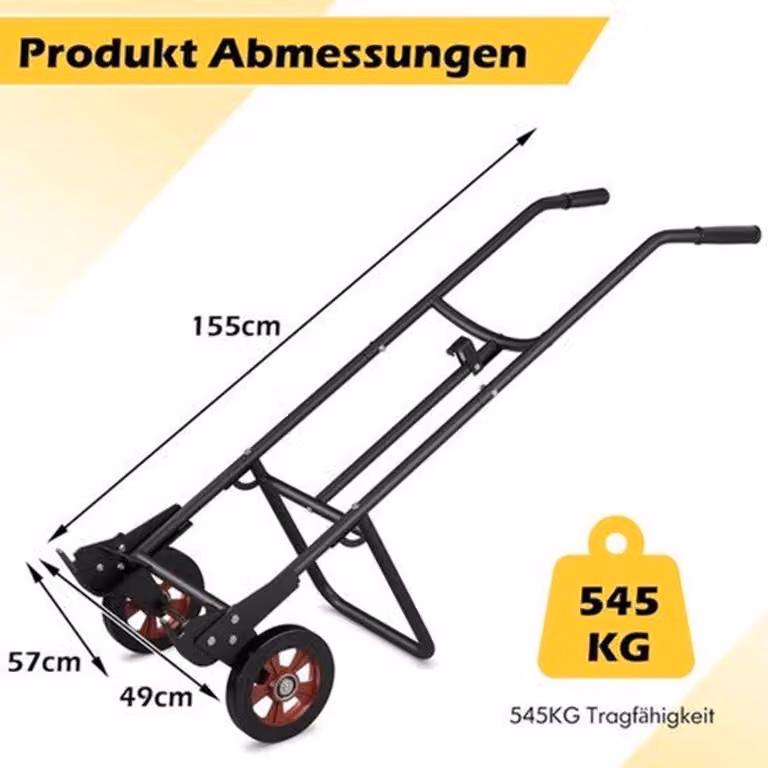 Wózek transportowy Vatenwagen, 545 kg, do transportu przemysłowego, wykonany z metalu, kolor czarny