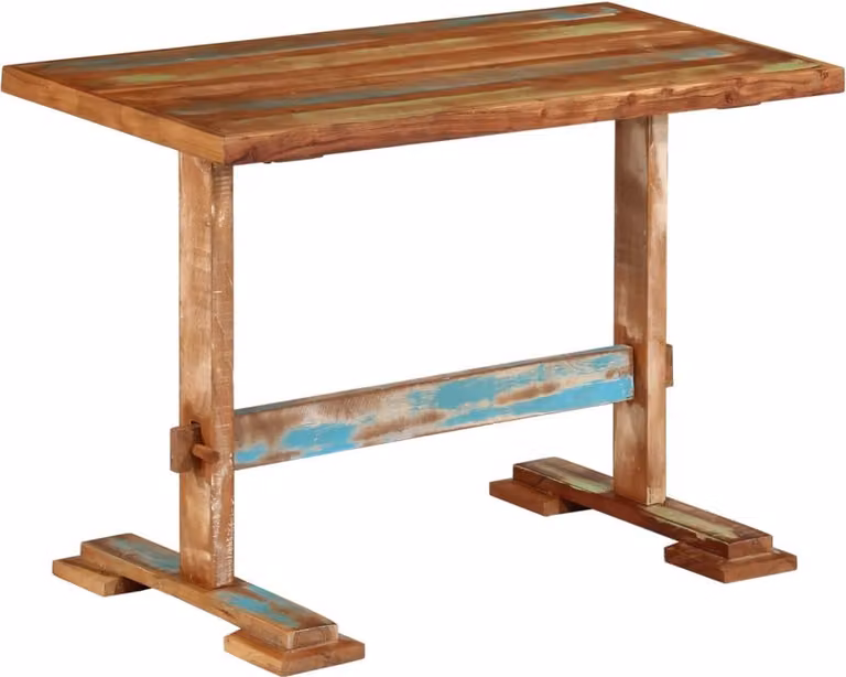 Maison Exclusive - Stół jadalniany 110x55x78 cm, wykonany z litego, odzyskanego drewna
