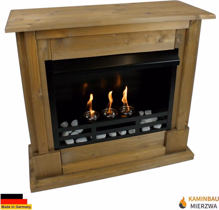 Kominek na etanol i żel model Rafael Premium Oak