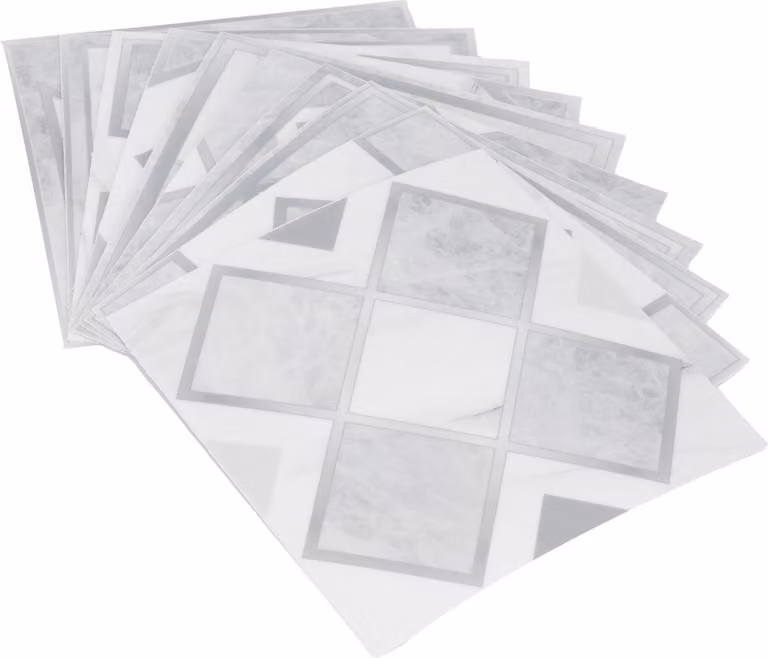 10Pcs Papier ścienny do łazienki Wodoodporna samoprzylepna naklejka ścienna do dekoracji domu do salonu
