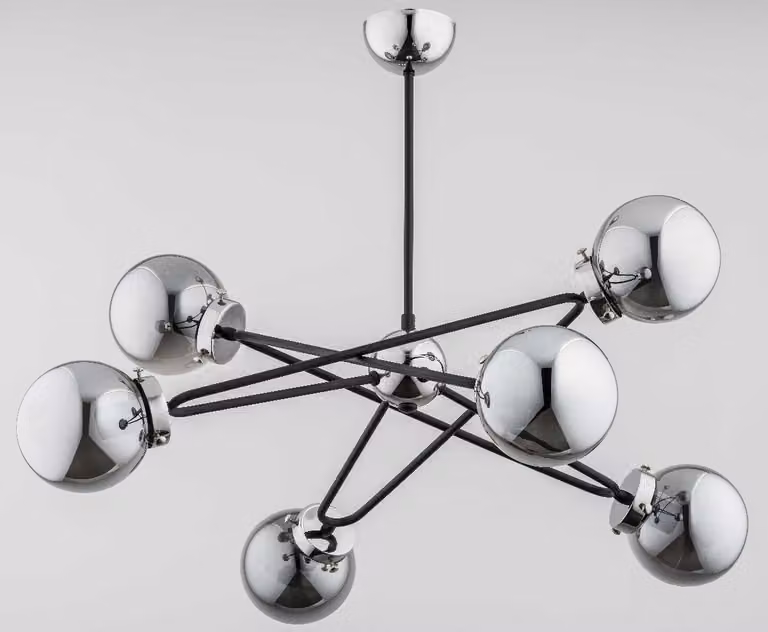 Lampa wisząca SAGITO CHROM 6xE14 40W