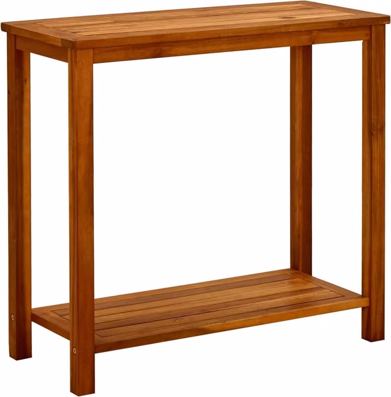 Stół ogrodowy Living Store 80x35x75 cm z litego drewna akacjowego
