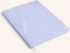 Notatnik Hay Colour w kolorze lila z twardą oprawą i zakładką, papier liniowany