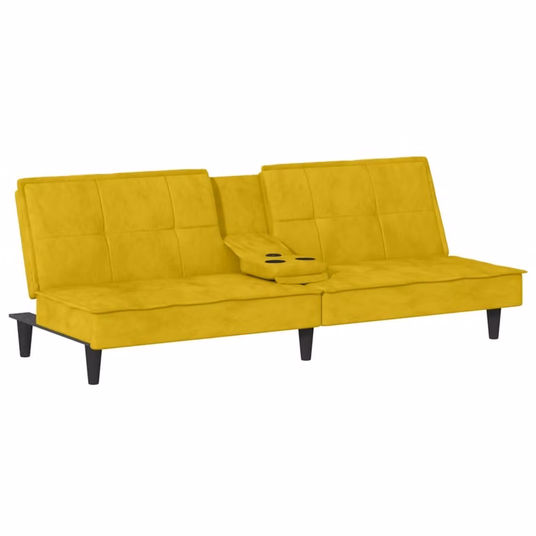 VidaXL 351925, Żółty, Pianka, Plastik, Poliester, Poli drewno, 2000 mm, 890 mm, 700 mm