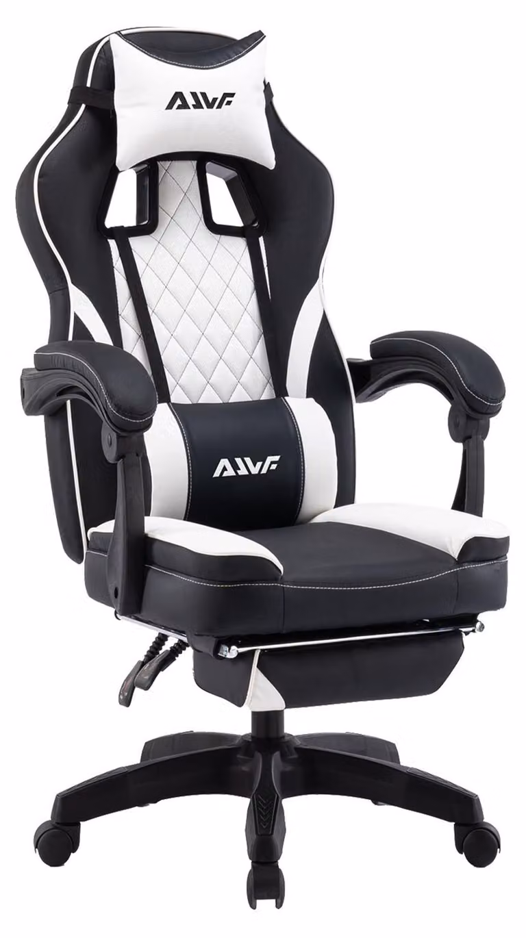 Krzesło gamingowe - Krzesło do gier - Krzesło biurowe - Krzesło komputerowe - Krzesło ergonomiczne z podparciem lędźwiowym