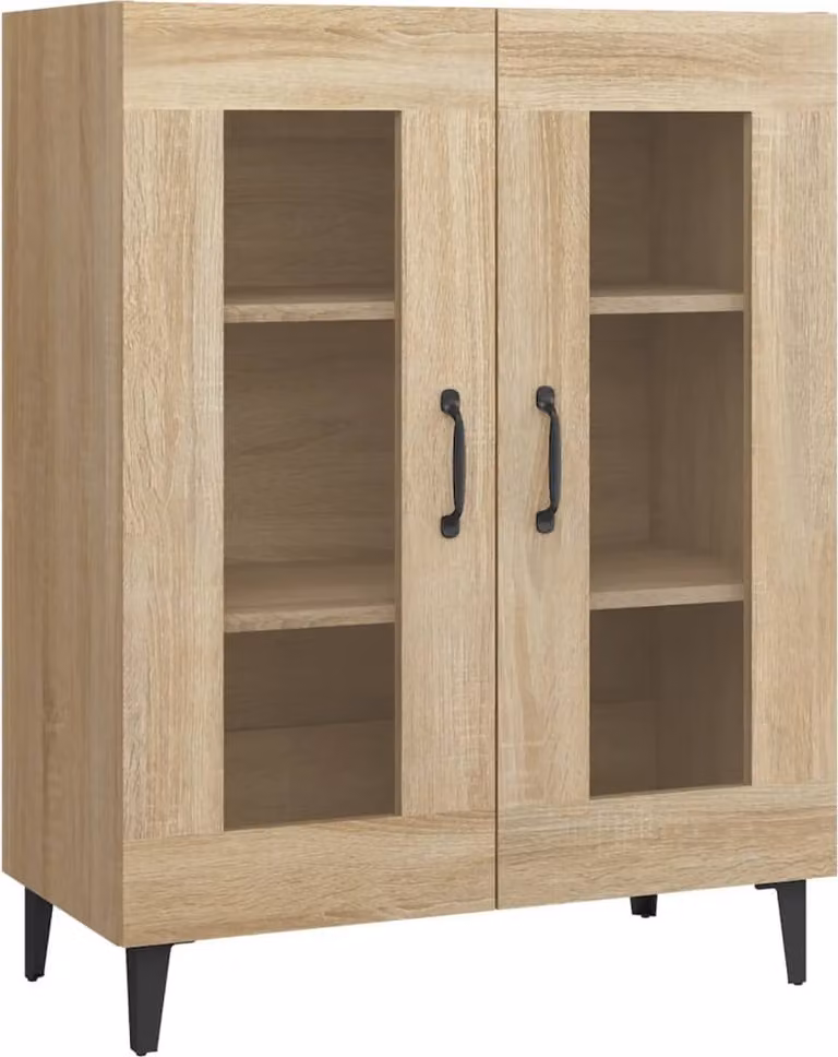 Szafka, dąb sonoma, 69,5x34x90 cm, materiał drewnopochodny