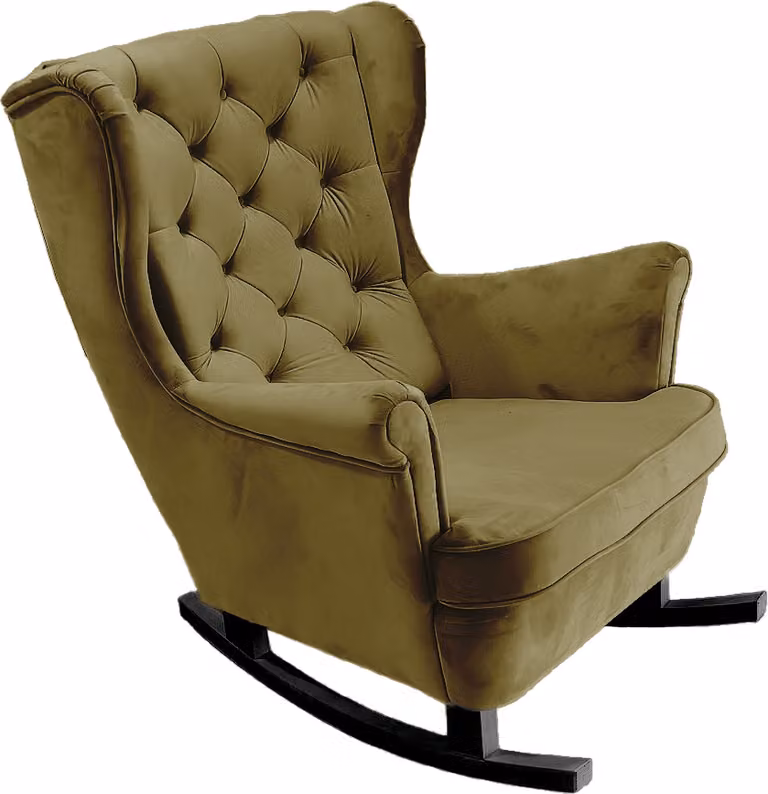 DomoHome fotel rozkładany fotel podłokietniki fotel TV fotel wypoczynkowy fotel tapicerowany fotel kawowy fotel fotel fotel fotel do salonu fotel skrzydłowy | 102x81x95cm | Green_29845