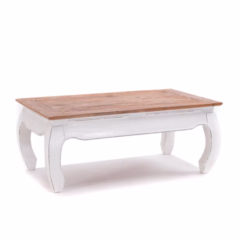 STOLIK OPIUM "EAST" | 100x60cm (WxD), mahoń | stolik boczny | kolor: 06 white-country house