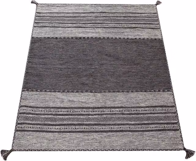 Ręcznie tkany dywan kilim Kilian szary W x S: 200 x 290 cm