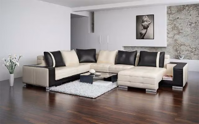 Komplet wypoczynkowy, narożnik, sofa, skórzana tapicerka, zestaw wypoczynkowy. Model: 2702C
