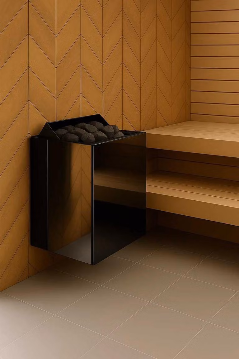 Piec do sauny Harvia Vega Qubic Black 9,0 kW | wymagane oddzielne sterowanie | HBQ904EM