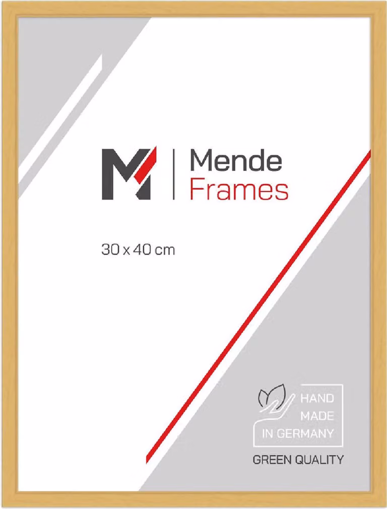 Rama do zdjęć MendeFrames H011, kolor: naturalny, wymiary: 40x40 cm, szkło standardowe