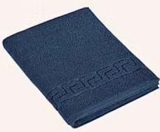 Ręcznik Dreamflor Weseta Switzerland, niebieski, bawełniany, puszysty, z certyfikatem Oeko-Tex Standard 100