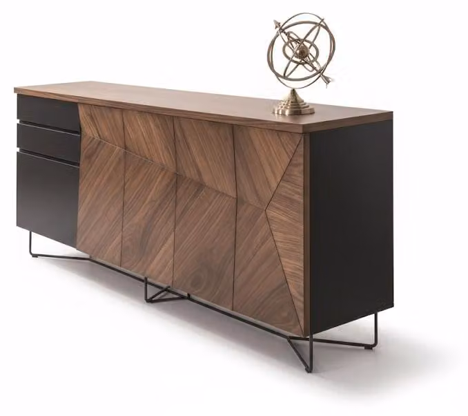 Komoda klasy premium, styl minimalistyczny, kolor brązowy, nowoczesny design