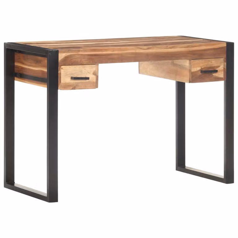 Maison Exclusive – biurko 110 x 50 x 76 cm z litego drewna