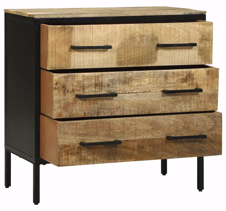 vidaXL Kredens z szufladami 70 x 35 x 70 cm lite drewno mango