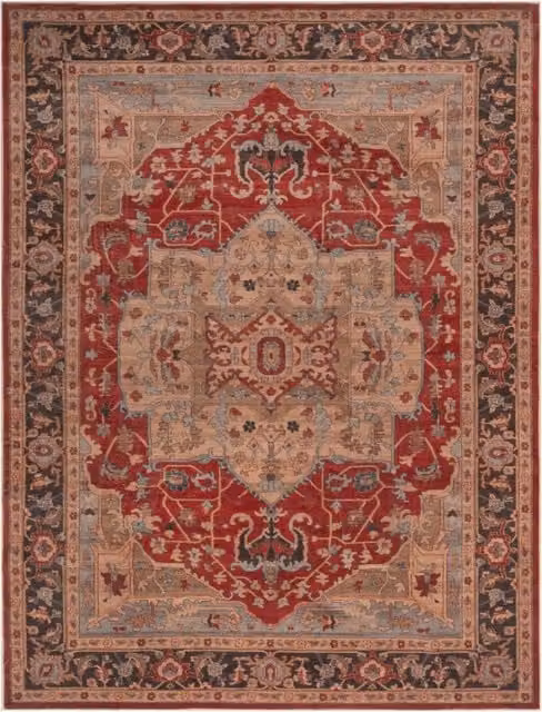 Dywan Sami czerwony, nadający się do prania, wzór orientalny, W x S: 240 x 340 cm