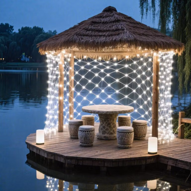 ISOISL, 4,5x1,6 m, 300 diod LED, 8 trybów, girlanda świetlna do wnętrz, idealna na Boże Narodzenie, wesele, imprezę, ogród, balkon, dekoracja, światło białe