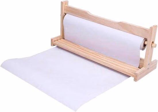 Zestaw uchwytów do papieru „Kunst und Handwerk” – uchwyty do arkuszy – linia cięcia dostosowana do potrzeb dzieci – szerokość do 51 cm – kolor biały