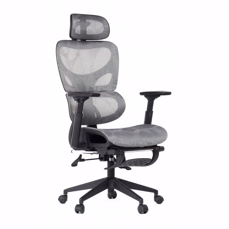 Ergonomiczne krzesło fotel biurowy siatka GRAND Meven
