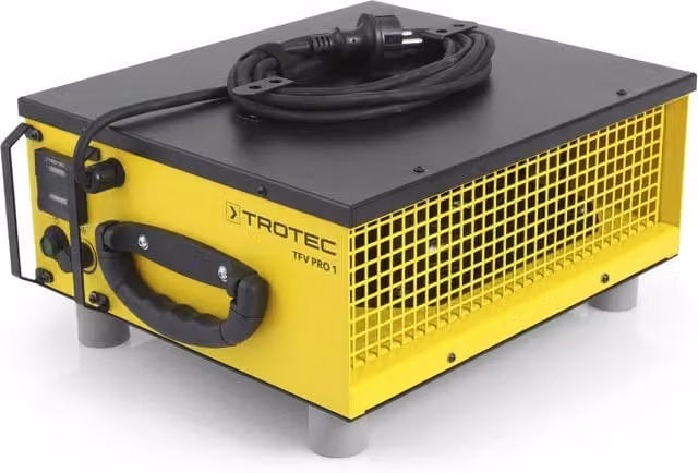 Wentylator promieniowy Trotec TFV Pro 1, kolor żółty