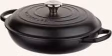 Garnek emaliowany Le Creuset Gourmet Signature czarny 30 l