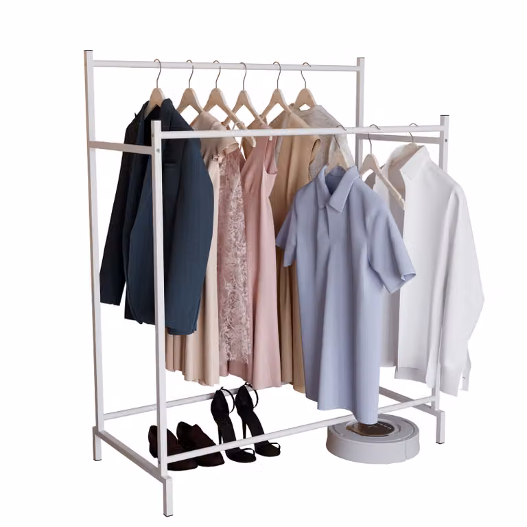 Szafa metalowa | szafka otwarta | walk-in | wieszak na ubrania| Wymiary ok. H. 136 x W. 103 x T. 52 cm- Labol L