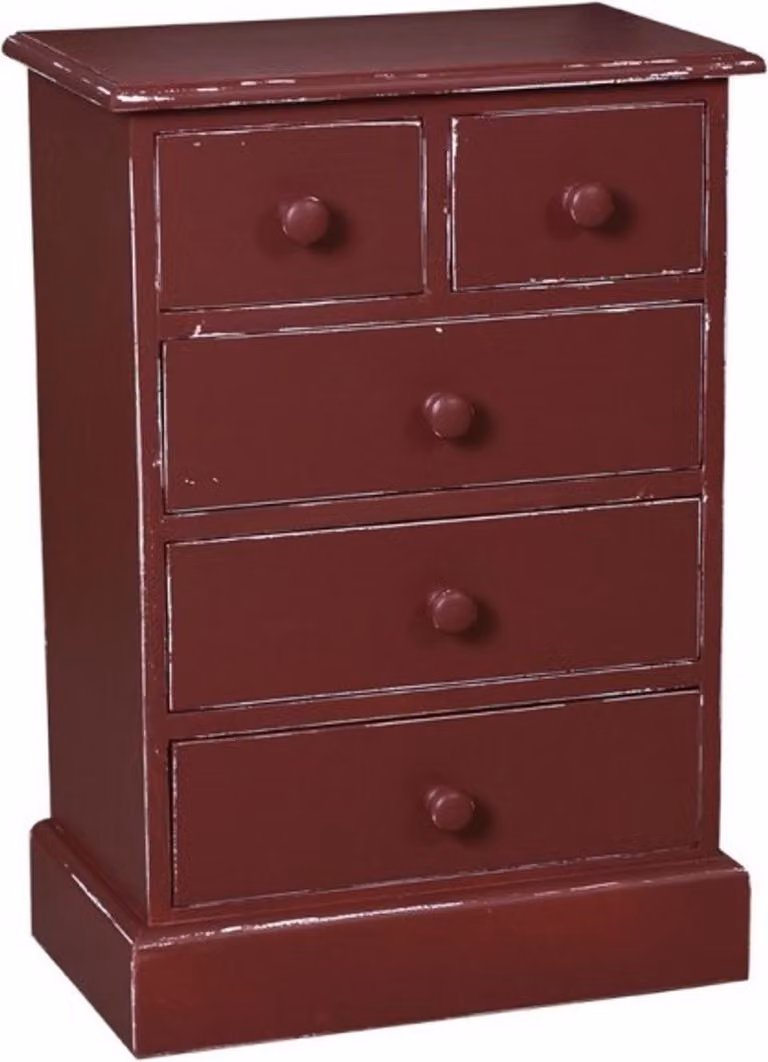 Casa Padrino Komoda w stylu rustykalnym z 5 szufladami - Meble w stylu Art Nouveau Shabby Chic - Lite drewno