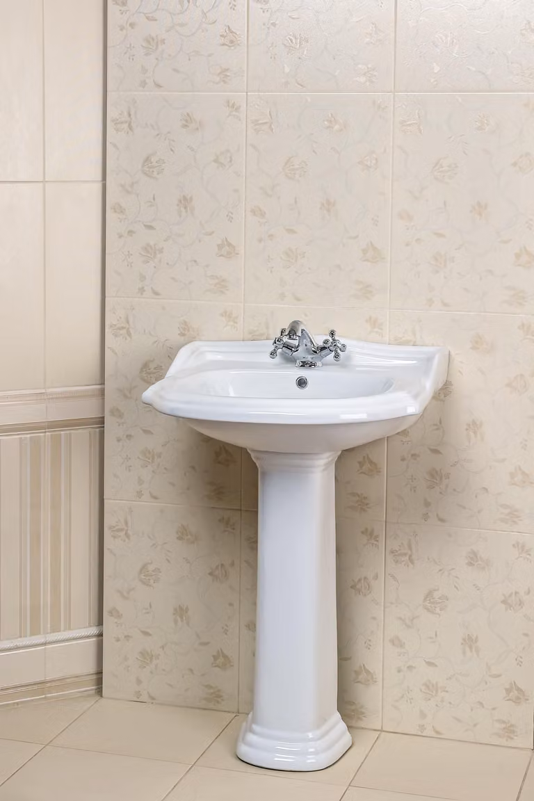 Umywalka ceramiczna Kerra RETRO KR 12, z postumentem