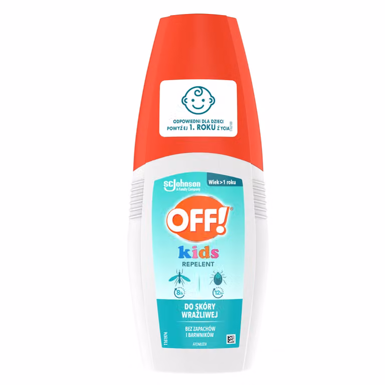 Bezpieczny dla dzieci płyn przeciw komarom i kleszczom OFF! Kids 100 ml