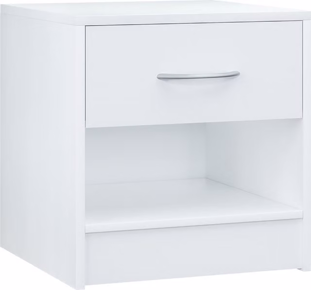 Szafka nocna Casaria Biała z szufladami W x S x G: 41 x 39 x 28 cm