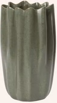 Wazon Nium Ferm Living w kolorze zielonym, ceramiczny