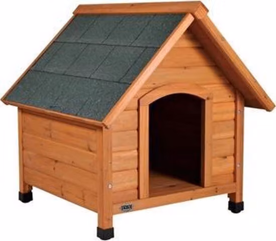 TRIXIE Cottage Dog Kennel, Brązowy, Zielony, Zewnętrzna, Drewno, 1 drzw., 770 mm, 820 mm